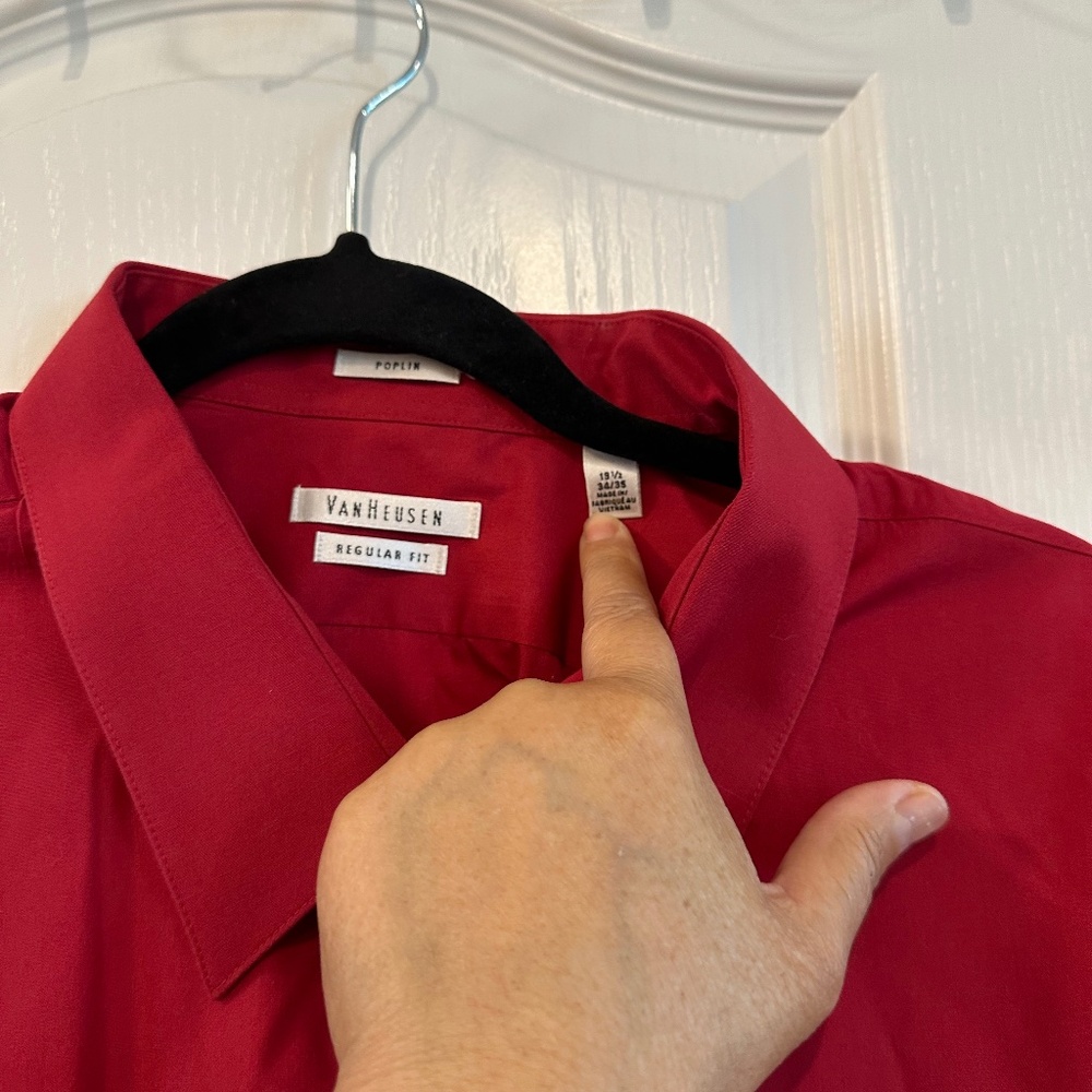 Barely used dark red shirt